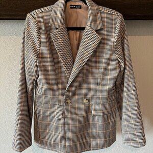 Shein Plaid Blazer